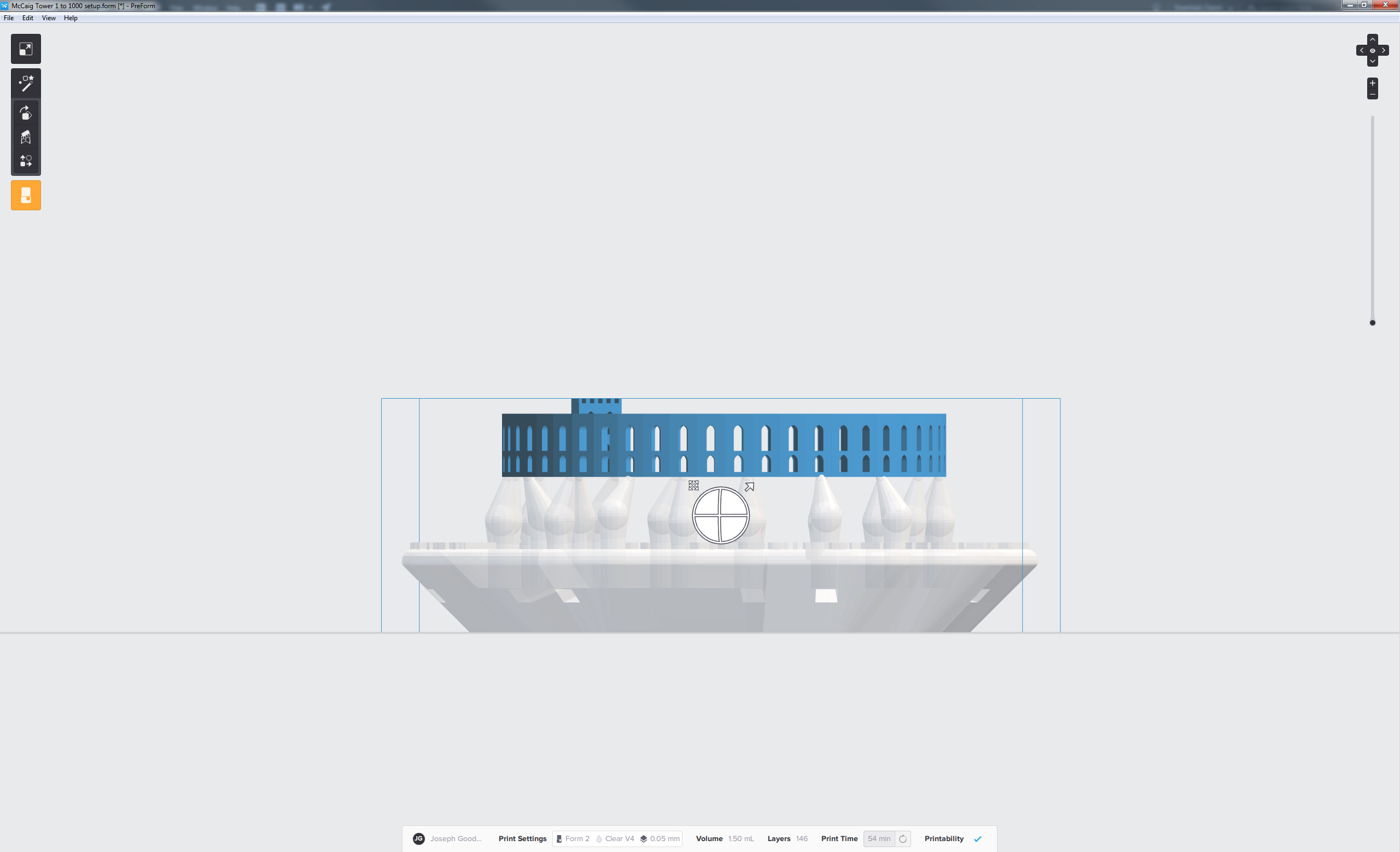 Preform - Print setup 3
